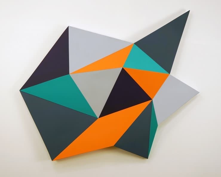 이웅철, Color-Field Relief No.12_91 x 65cm_Oil, Foamex, FRP_2018