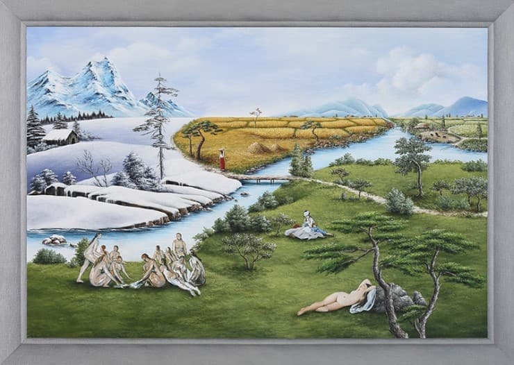김혜리, utopia_2, 캔버스에 아크릴, 90.9x65cm, 2017