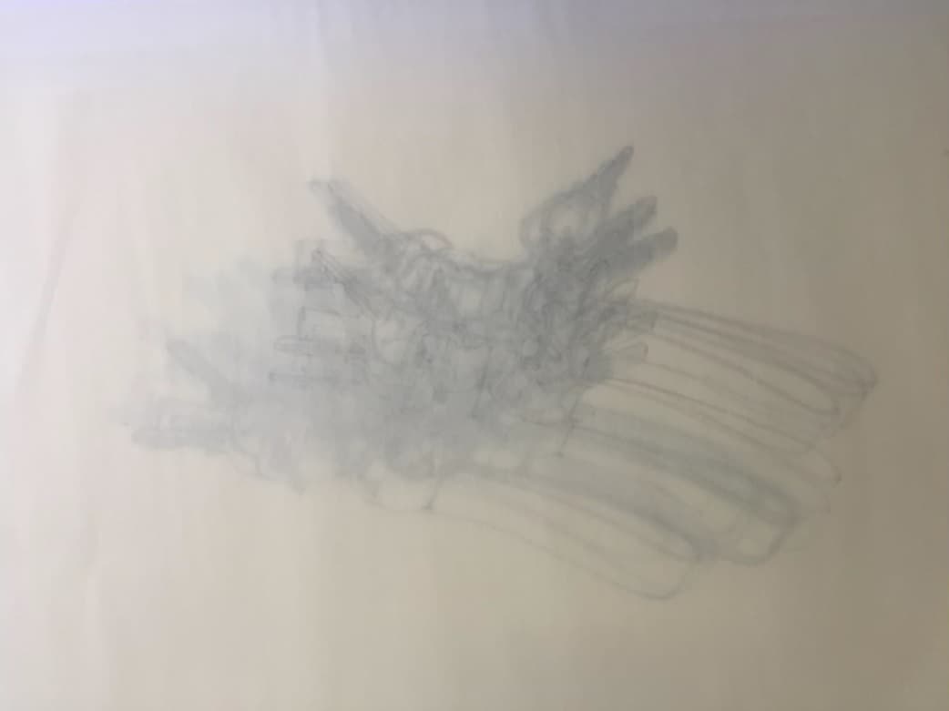 성민화, un still life keys, 일본종이, pigment 60x40