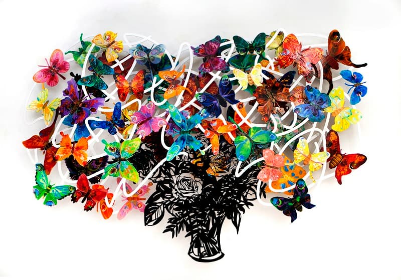 coexistance 180x120cm, Aluminium(3 layers), Edition of 150, 2013