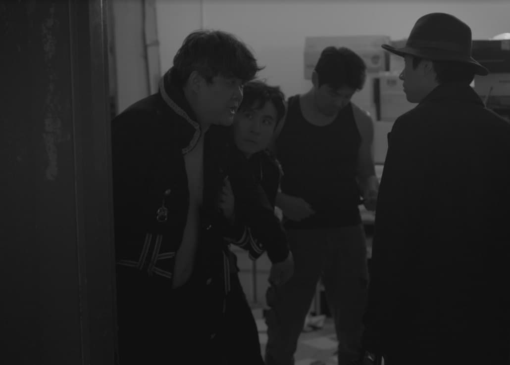 태형관 장면의 한 이미지_영화 설치 작품_2018