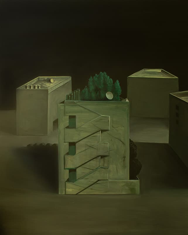 노정원_사람 사는 곳, 2020, 캔버스에 유채, 162.2x130.3cm ⓒThe Artist. All rights reserved.