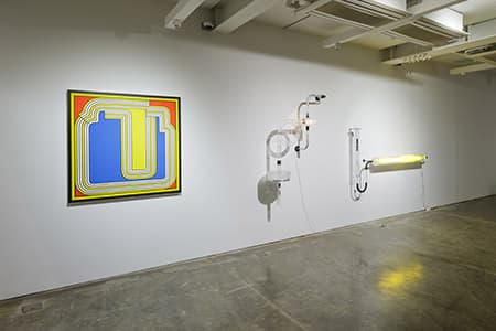 이수인_Polka-dot Garden / a Mechanical Waterfall, 2015 혼합매체 Various dimensions