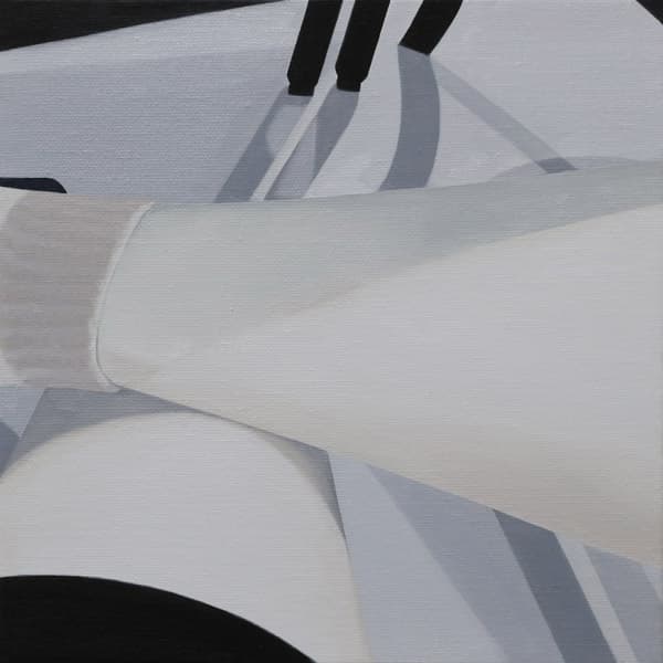 신지윤, 검정 반바지, Oil on canvas, 22 x 22, 2017