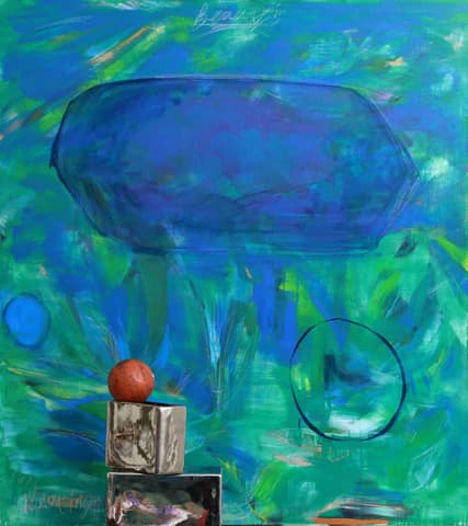 이호진, 무념, 95x105cm, oil on canvas, 2016