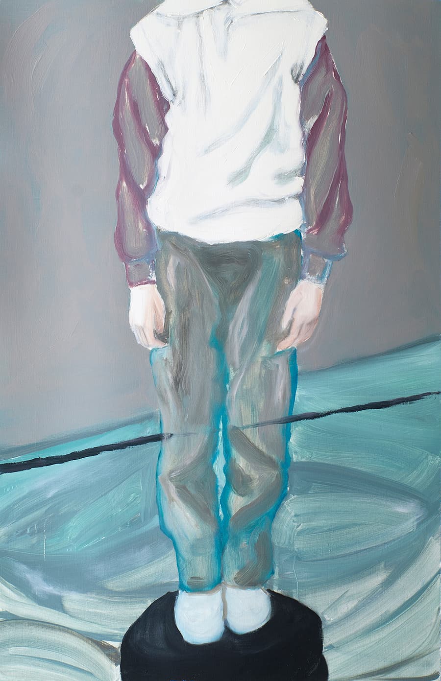 섬_종이에 유채_ 98x63cm_2018