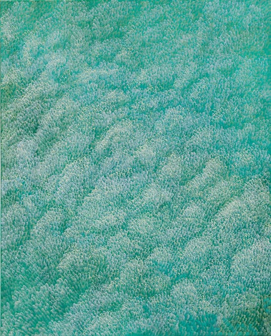 윤겸, 아스라이, 2017. oil on canvas, 100x80.3cm