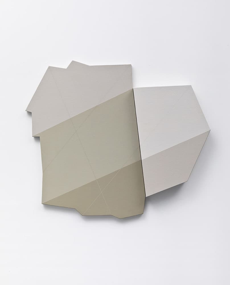 서재정_Illusory Pattern_A-01_oil on shaped panel_85.5x95.5x7.6(h)cm_2019