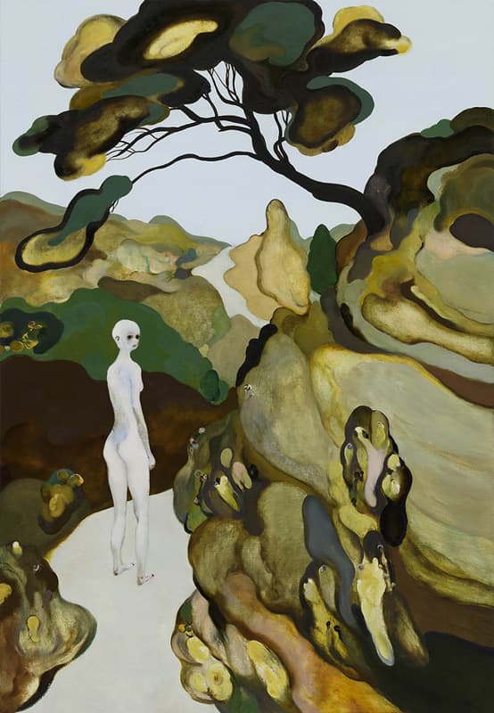 안중경, 얼룩, oil on canvas, 162x112cm, 2018