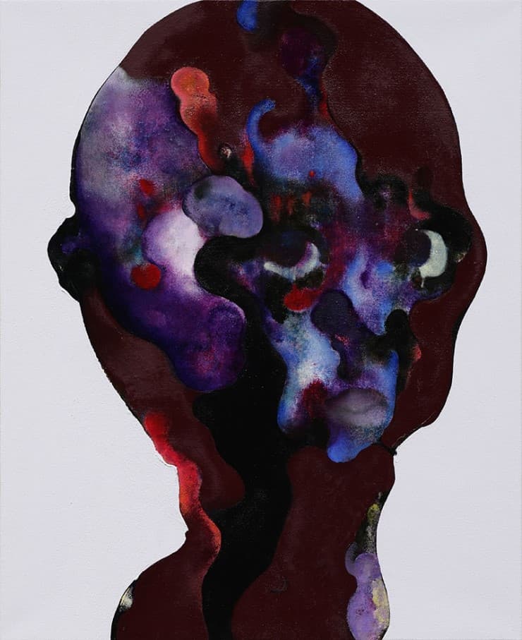 안중경, (도판1) 인간연구, 캔버스에 오일, 65x53cm, 2014