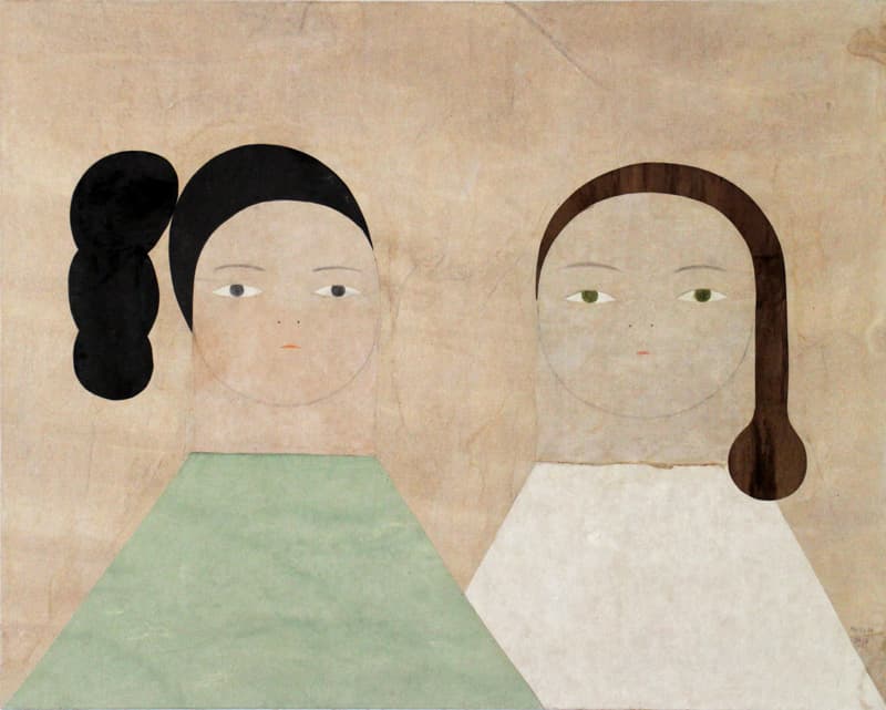 이미주_캔버스에 한지_90x72cm_2014