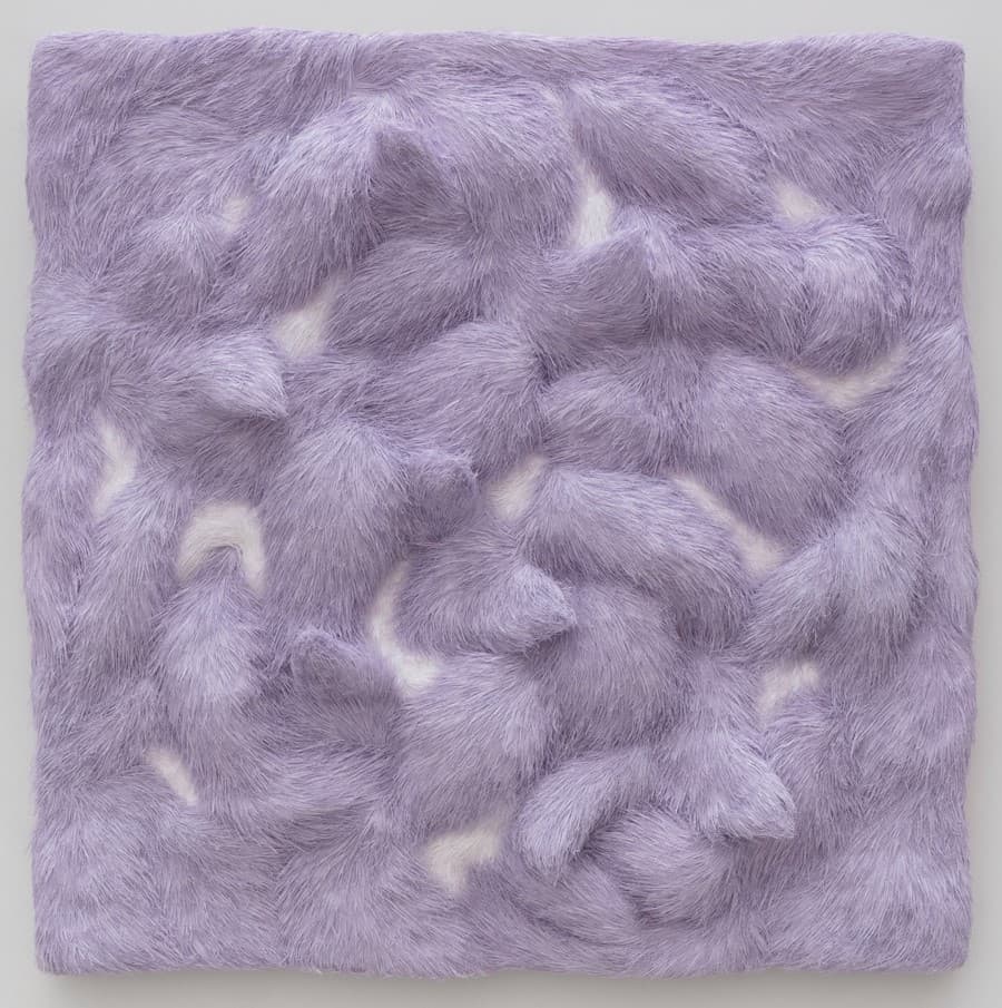 Mixed Pelage No.13, 2021, paper on board, 82x82 cm