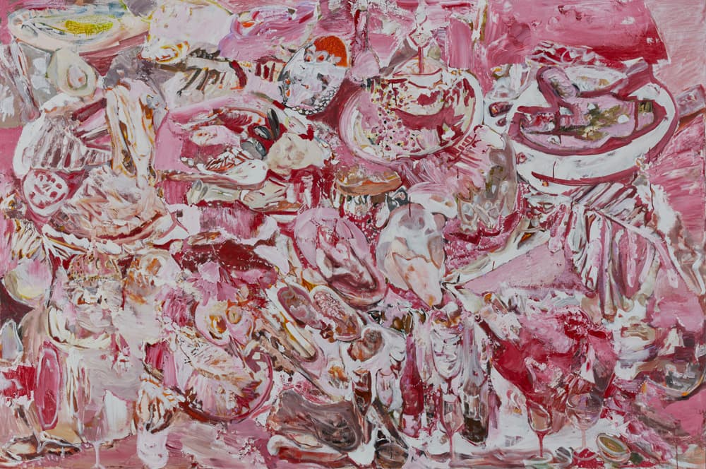Chen Yujun, Wedding Banquet NO.4, 2018, Acrylic on canvas, 200 x 300 cm 이미지제공: 아라리오갤러리