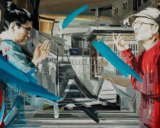 양경렬_A sterile debate_2018_Oil on linen_130x162cm