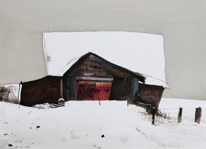 나광호  Warehouse  종이에 수채  107.5×147㎝  2017