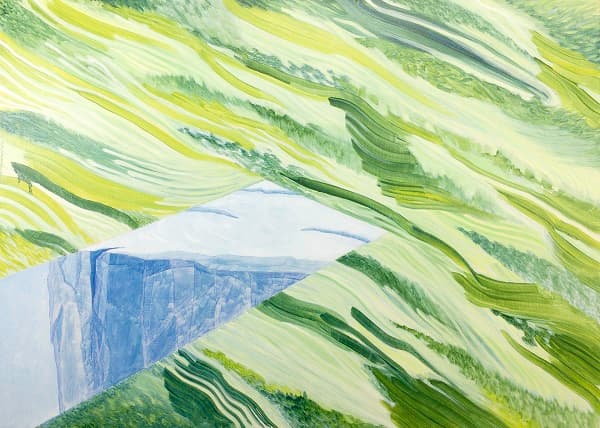 준영, <Fake Iceberg>, oil on canvas, 65x91cm, 2018  ⓒ준영