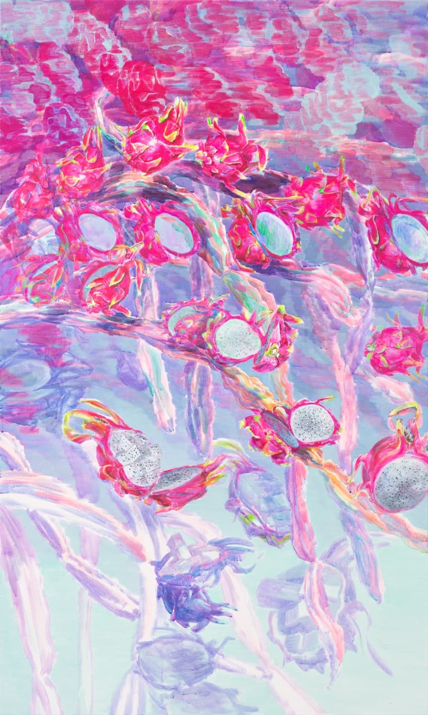 최가영, 더 많은 열매를 위하여, 2023, 캔버스에 아크릴, 162.2 x 97 cm