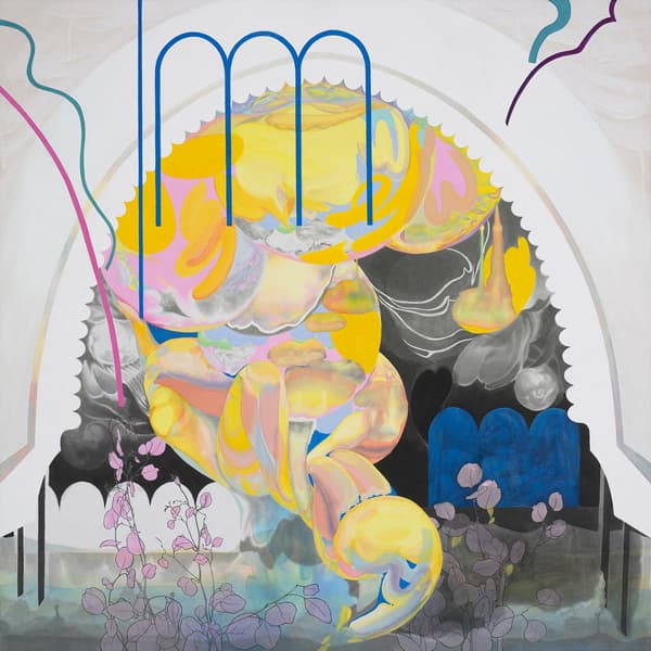 함미혜_순간의 문_장지에 먹, 채색_130x130cm_2018