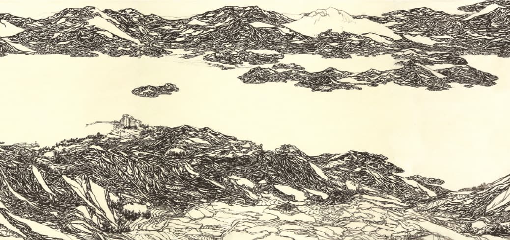 윤영경, 와유진경 臥遊眞景 – 끝없는 산과 강 그 사이에 노닐다