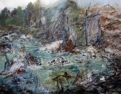 최수인, 행동, Oil on canvas, 117x91cm, 2012