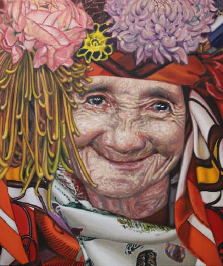 Madame , oil on linen , 46x55cm , 2018