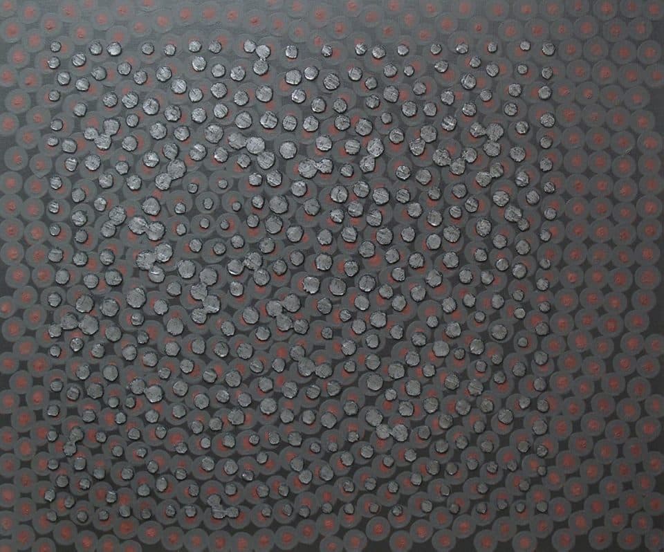 느낌-신기루, 혼합재료, 72.7x60.6cm, 2016