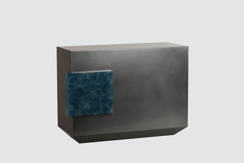 sonsangwoo, stool, resin, washi, stainless, (600x250x450), 2019