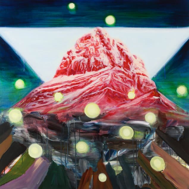 거룩한 산, 100x100cm, oil, acrylic on canvas, 2013