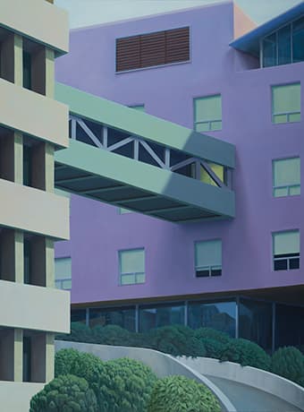 untitled ( Seoul Station, inter building-bridge Seoul)_200x150cm_oil on canvas_2017