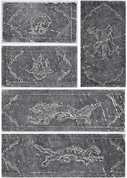 사신도문석관(四神圖 石棺) 탁본