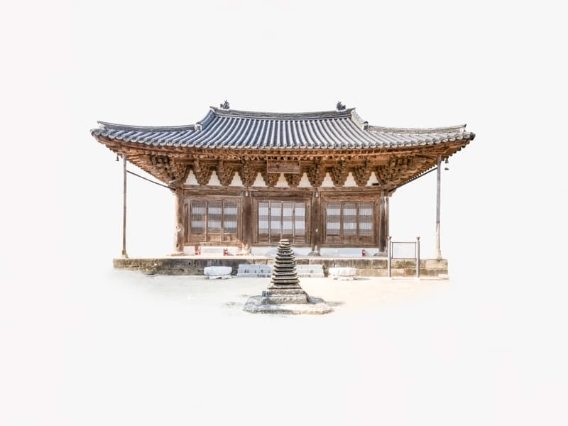 윤길중 <큰법당> _ 대곡사 의성