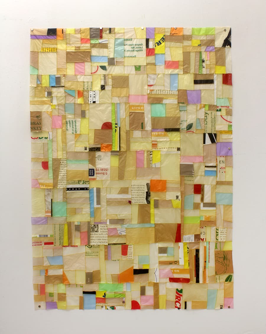 김연진_플라스틱 조각보#2_비닐 봉지_91x122cm_2019