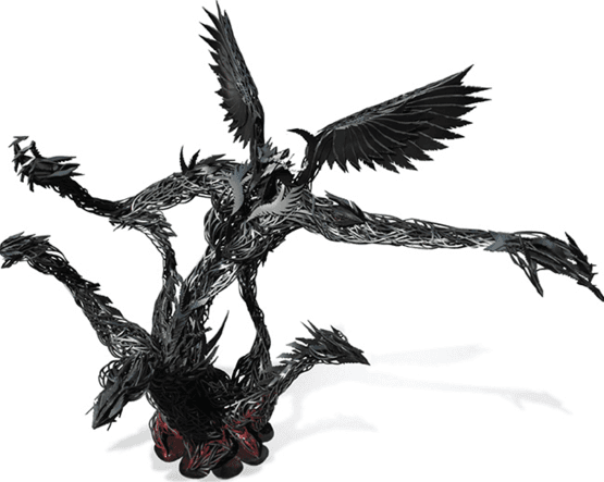 4-breeding, 2013_6, steel rubber urethanepainting, 92x80x84