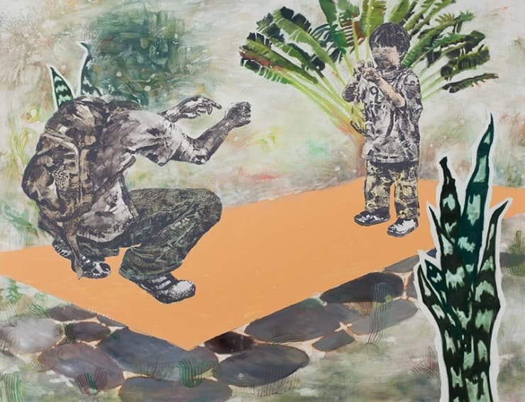김유란, 우린 서로 다른 말을 하고있어, 캔버스에 유채, 113×145(cm), 2013