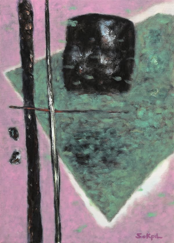 천석필, 과학 oil on canvas 91×65cm 2017