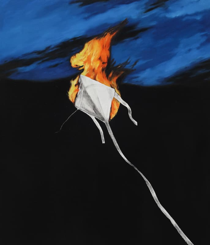 김동호, 가벼운 충문 oil on canvas 53×45.5 2019