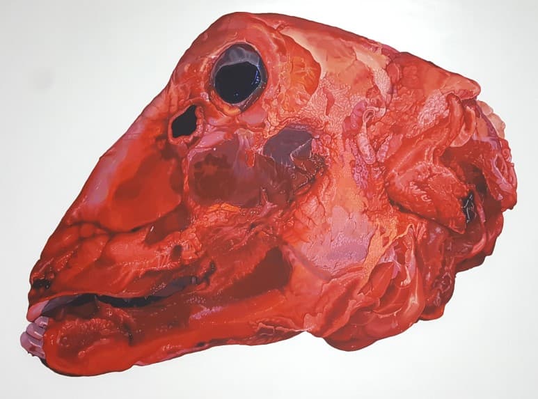 성병희, 희생양[scapegoat]_acryl on canvas_162x131cm._2018