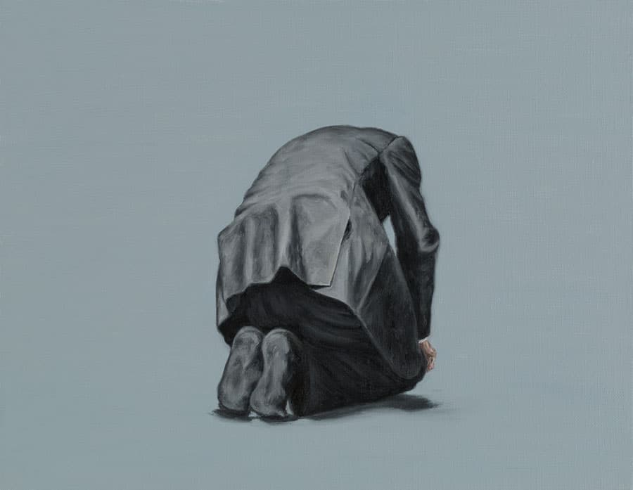 문영민, 관계의 감각 2017, 38 x 46cm, 리넨에 유채