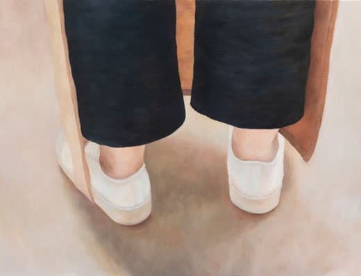 한지민, 은미씨2, oil on canvas, 53.0×65.1cm, 2017