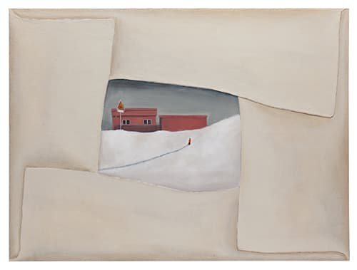 손경희, 영영 그 날, 130x97cm, 장지 위 혼합재료, 2018