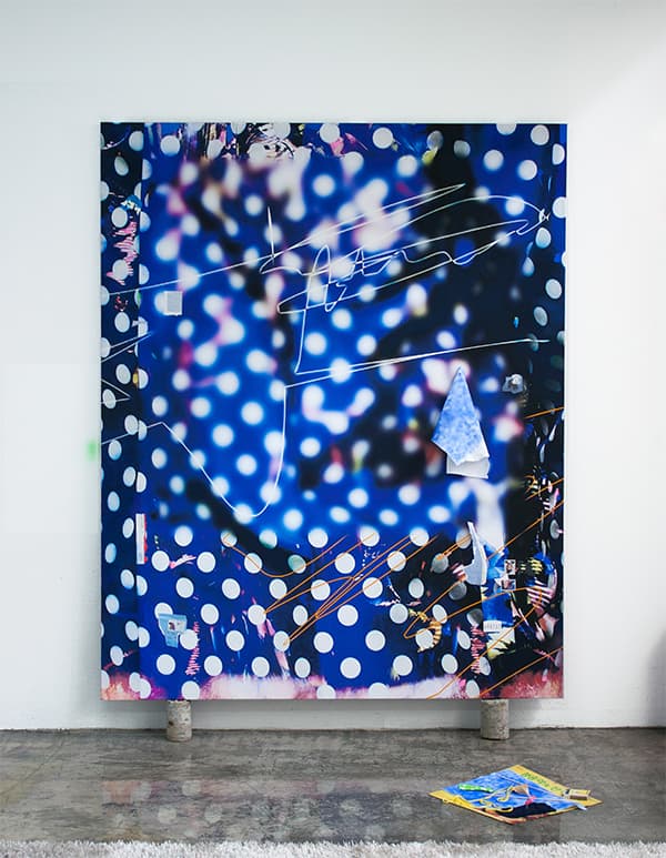 이제영, Motherboard, 162*130cm, mixed media on canvas, 2018