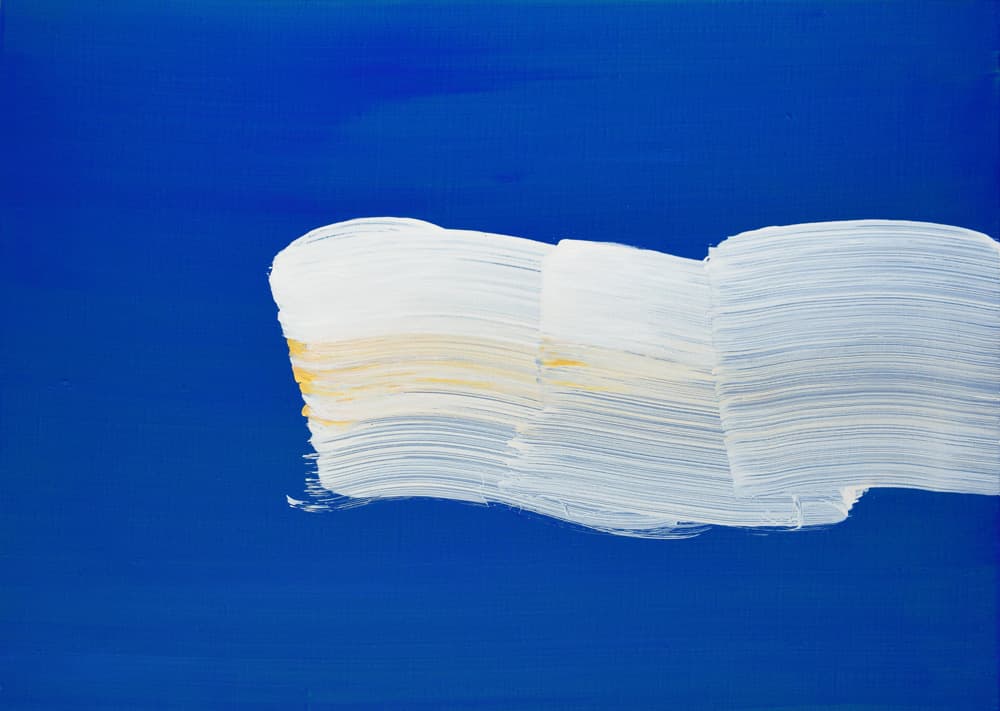 박다원, Now Here in  Blue 65X91, 2019