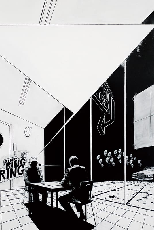 허우중, 대화, 2013, 캔버스에 유화, 195x130cm
