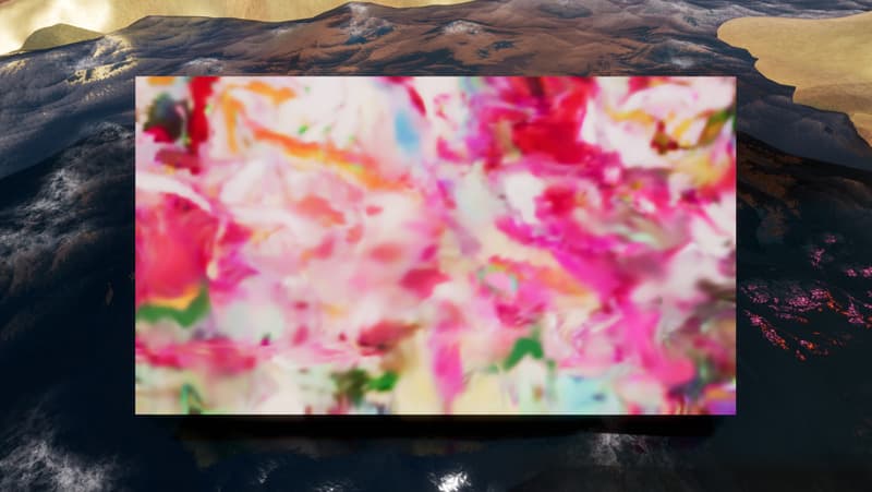 김정태 Jeongtae GIM, 무제 Untitled, 2017, PVC 필름에 알루미늄 패널 Aluminum panel on PVC film, 44.5x79cm