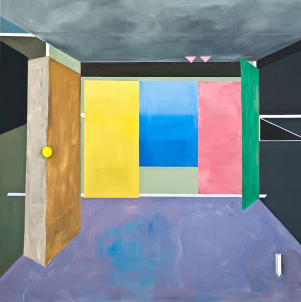 홍성혜, Travel_캔버스에 유화_ 200x200cm_ 2012