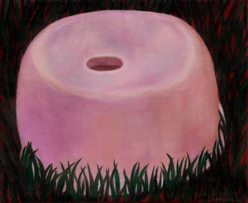 목욕 의자, 캔버스에 유채, 38x45.5cm, 2015