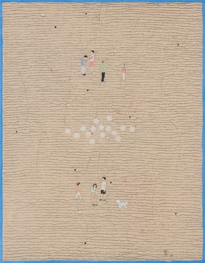 오는길1740, 캔버스에 채색, 118x91cm, 2017