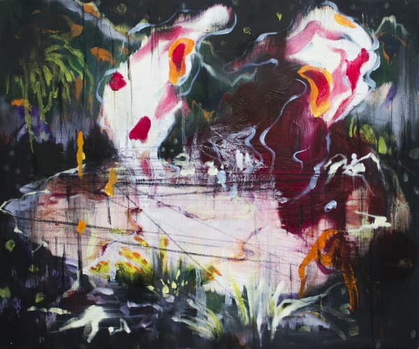 MIxed space3, oil on canvas, 45.5x37.9cm, 2016