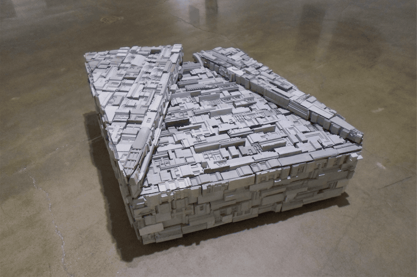 記憶_Work#151125, 2015  grout, 83x90x37cm