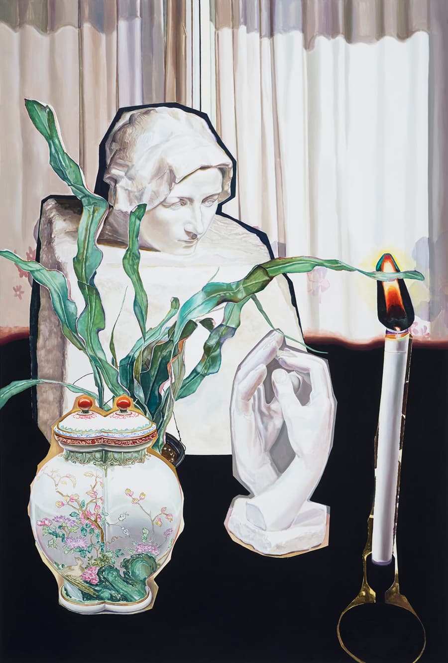 Suyeon Kim, SP9, oil on canvas, 290.9x197cm, 2018